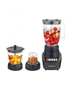 Westpoint WF-333 3 in 1 Blender, and grinder unbreakable polycarbonate jar/bowl fully high Speed, energy efficient pure copper 800w - YZ International-1 (3 Months 0% Percent Profit Product Available On 48 Months Installment)